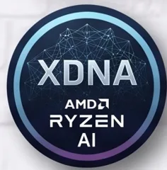 Logo Ryzen AI con NPU XDNA